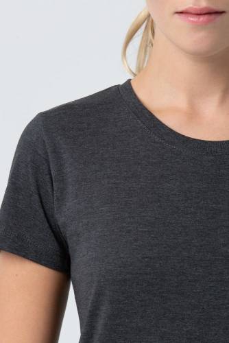 Футболка женская Regent Fit Women, черный меланж фото 7 Футболка женская Regent Fit Women, черный меланж фото 7