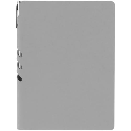 Ежедневник Flexpen Shall, недатированный, серый фото 7