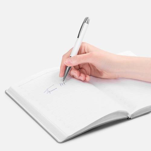 Ручка шариковая Arc Soft Touch, белая фото 5 Ручка шариковая Arc Soft Touch, белая фото 5