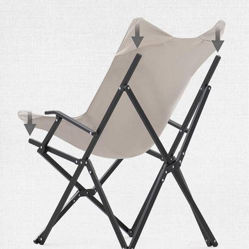 Кресло складное Armrest, бежевое фото 3 Кресло складное Armrest, бежевое фото 3