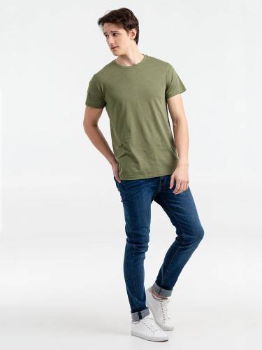 Футболка мужская Regent Fit 150, меланж хаки фото 4 Футболка мужская Regent Fit 150, меланж хаки фото 4