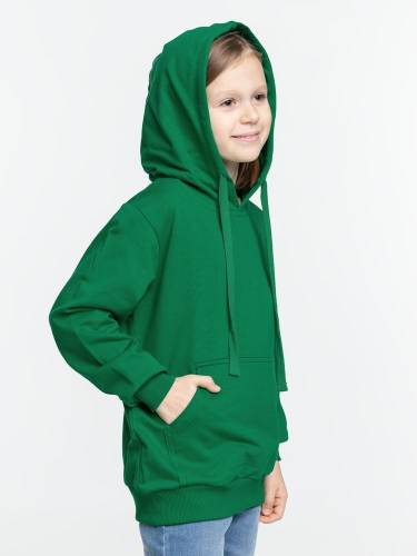 Худи детское Kirenga Kids 2.0, зеленое фото 5 Худи детское Kirenga Kids 2.0, зеленое фото 5