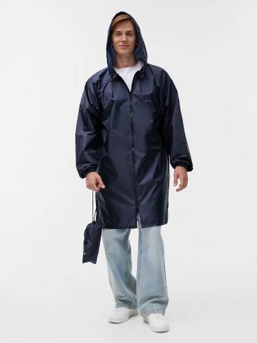 Дождевик Rainman Zip, темно-синий фото 6