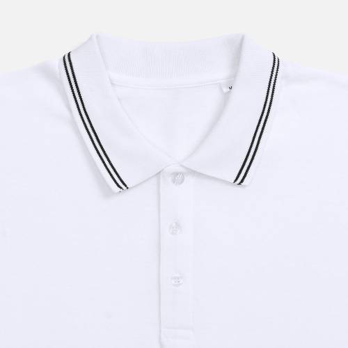 Рубашка поло Virma Stripes, белая фото 4
