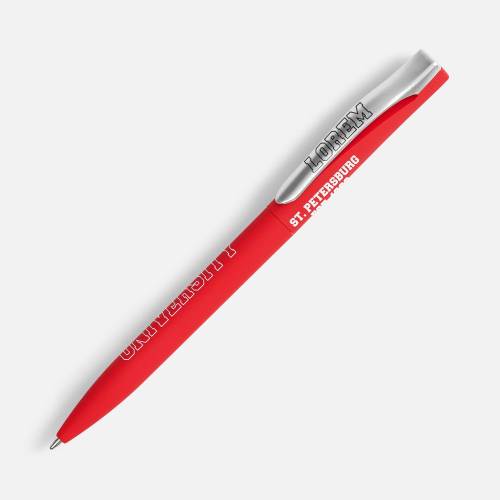 Ручка шариковая Pin Soft Touch на заказ фото 4