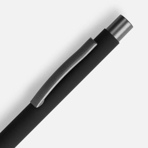 Ручка шариковая Atento Soft Touch, черная фото 4 Ручка шариковая Atento Soft Touch, черная фото 4
