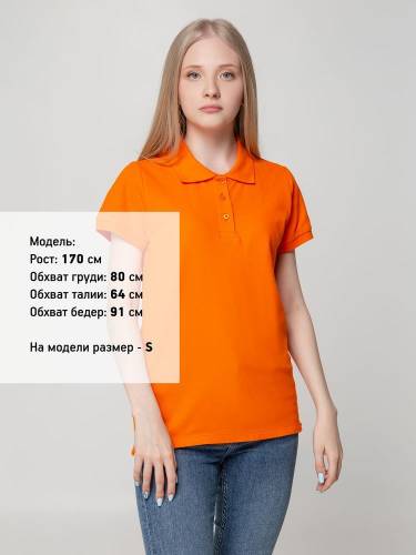 Рубашка поло женская Virma Lady, оранжевая фото 5 Рубашка поло женская Virma Lady, оранжевая фото 5