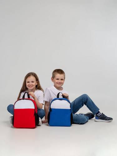 Детский рюкзак Comfit, белый с синим фото 9