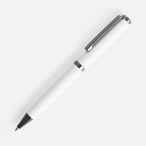 Ручка шариковая Inkish Gunmetal в футляре, белая фото 2 Ручка шариковая Inkish Gunmetal в футляре, белая фото 2