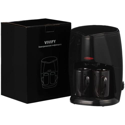 Электрическая кофеварка Vivify, черная фото 10 Электрическая кофеварка Vivify, черная фото 10