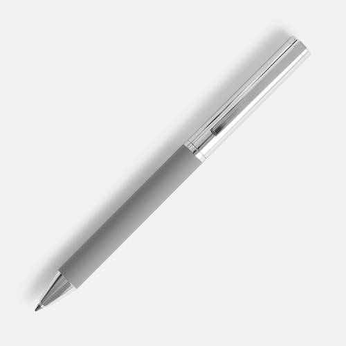Ручка шариковая Eyeshot Soft Touch, серая фото 3 Ручка шариковая Eyeshot Soft Touch, серая фото 3