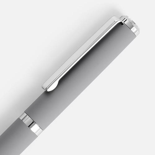 Ручка шариковая Inkish Chrome в футляре, серая фото 4 Ручка шариковая Inkish Chrome в футляре, серая фото 4