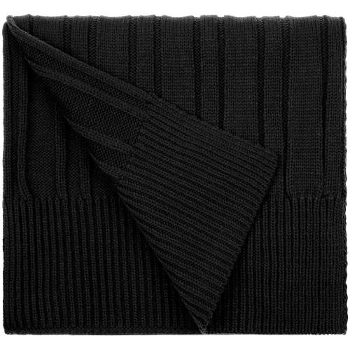 Шарф Knit Beat, черный фото 2 Шарф Knit Beat, черный фото 2