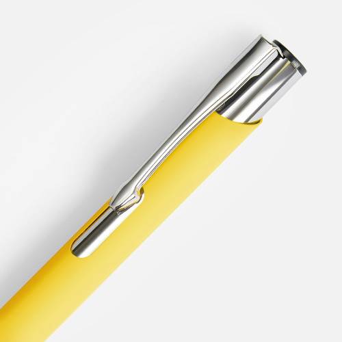 Ручка шариковая Keskus Soft Touch, желтая фото 5 Ручка шариковая Keskus Soft Touch, желтая фото 5