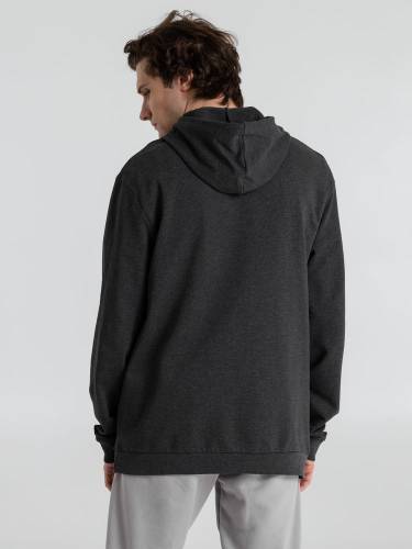 Толстовка с капюшоном унисекс Hoodie, серый меланж (антрацит) фото 8 Толстовка с капюшоном унисекс Hoodie, серый меланж (антрацит) фото 8