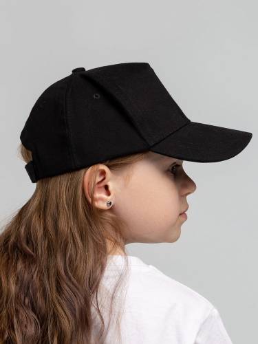 Бейсболка детская Standard Kids, черная фото 7 Бейсболка детская Standard Kids, черная фото 7