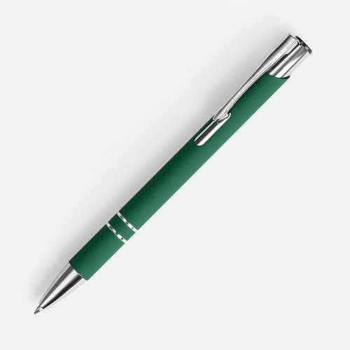 Ручка шариковая Keskus Soft Touch, зеленая фото 2 Ручка шариковая Keskus Soft Touch, зеленая фото 2