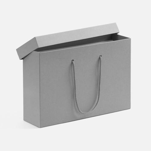 Коробка Handgrip, горизонтальная, серая фото 3 Коробка Handgrip, горизонтальная, серая фото 3