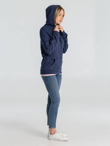 Толстовка с капюшоном унисекс Hoodie, синий меланж фото 10 Толстовка с капюшоном унисекс Hoodie, синий меланж фото 10