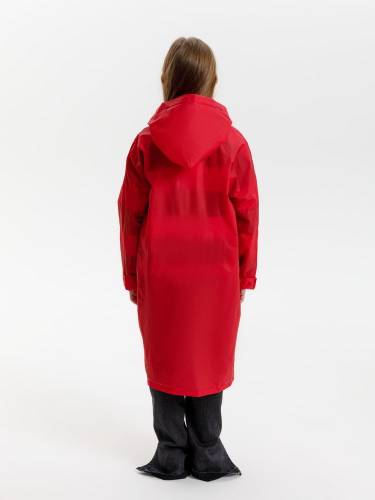 Дождевик детский RainDrop Kids, красный фото 12