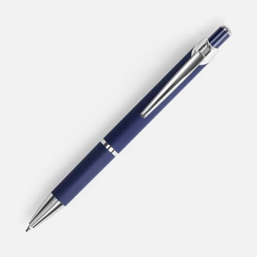 Ручка шариковая Chromos Soft Touch, синяя фото 3 Ручка шариковая Chromos Soft Touch, синяя фото 3