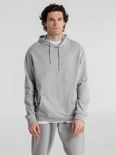 Толстовка с капюшоном унисекс Hoodie, серый меланж фото 7 Толстовка с капюшоном унисекс Hoodie, серый меланж фото 7