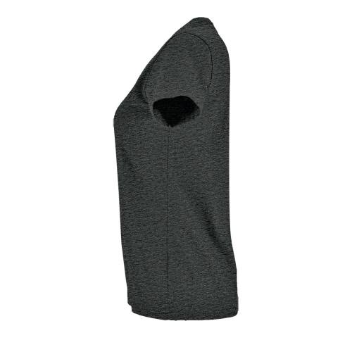 Футболка женская Imperial Fit Women, черный меланж фото 4 Футболка женская Imperial Fit Women, черный меланж фото 4