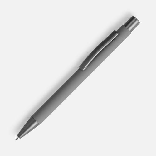 Ручка шариковая Atento Soft Touch, серая фото 2 Ручка шариковая Atento Soft Touch, серая фото 2