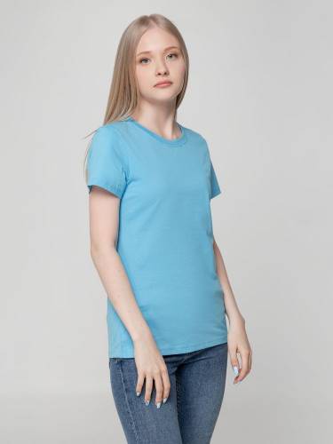 Футболка женская T-bolka Lady, голубая фото 6 Футболка женская T-bolka Lady, голубая фото 6