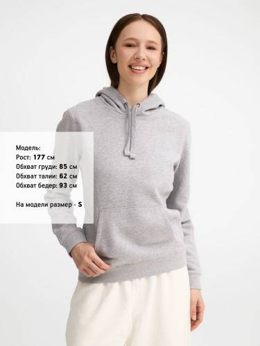 Толстовка женская Spencer Women, серый меланж фото 6 Толстовка женская Spencer Women, серый меланж фото 6
