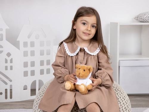 Мягкая игрушка «Мишка Cuddleton» в белом худи фото 9