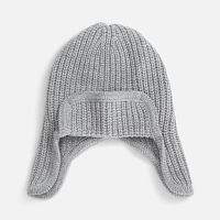 Шапка-ушанка Catch Match, светло-серый меланж