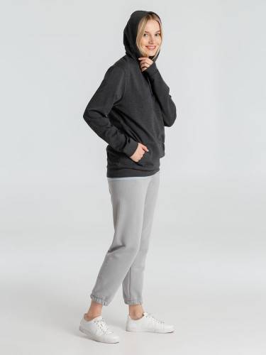 Толстовка с капюшоном унисекс Hoodie, серый меланж (антрацит) фото 17 Толстовка с капюшоном унисекс Hoodie, серый меланж (антрацит) фото 17