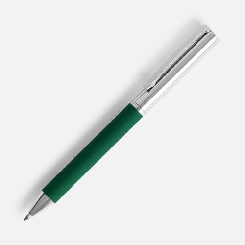 Ручка шариковая Eyeshot Soft Touch, темно-зеленая фото 2 Ручка шариковая Eyeshot Soft Touch, темно-зеленая фото 2