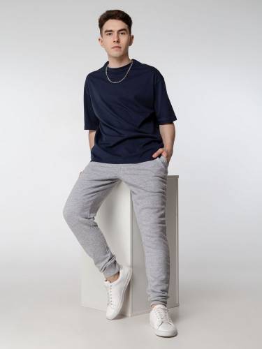 Футболка оверсайз мужская Boxy Men, темно-синяя фото 8 Футболка оверсайз мужская Boxy Men, темно-синяя фото 8