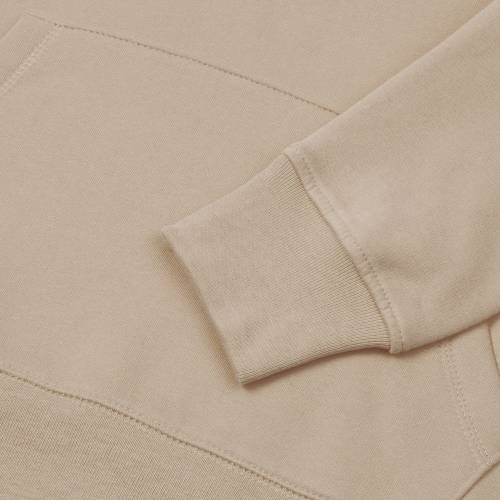 Толстовка с капюшоном унисекс Hoodie, бежевая фото 5