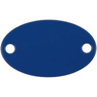 Шильдик металлический Alfa Oval, синий