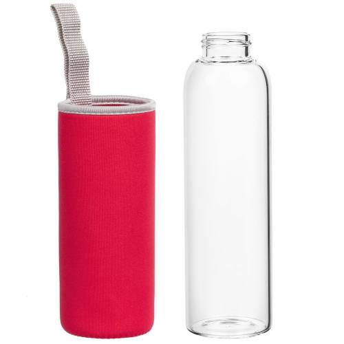 Бутылка для воды Sleeve Ace, красная фото 4 Бутылка для воды Sleeve Ace, красная фото 4