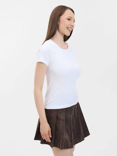 Футболка женская с круглым вырезом Lady 220 белая фото 6 Футболка женская с круглым вырезом Lady 220 белая фото 6