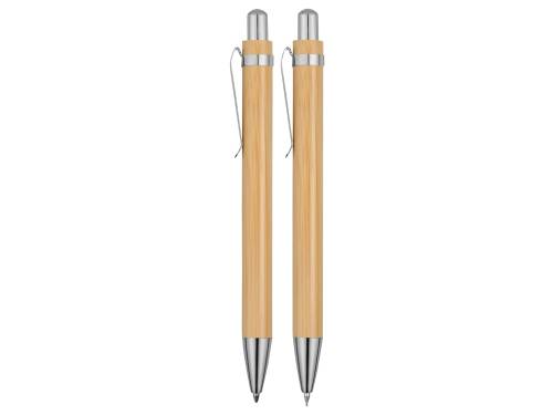 Набор Bamboo: шариковая ручка и механический карандаш фото 2