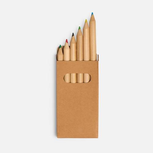 Набор цветных карандашей Pencilvania Mini, крафт фото 3 Набор цветных карандашей Pencilvania Mini, крафт фото 3