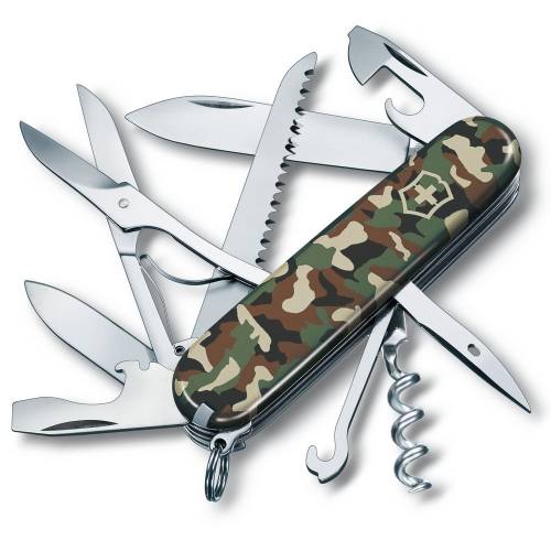 Нож перочинный Huntsman 91, зеленый камуфляж фото 2 Нож перочинный Huntsman 91, зеленый камуфляж фото 2
