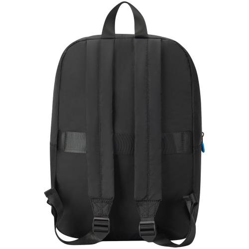 Складной рюкзак Compact Neon, черный с голубым фото 4 Складной рюкзак Compact Neon, черный с голубым фото 4