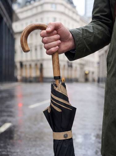 Зонт-трость Montone, черный фото 12