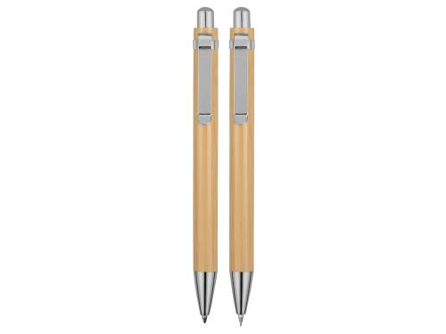 Набор Bamboo: шариковая ручка и механический карандаш фото 3