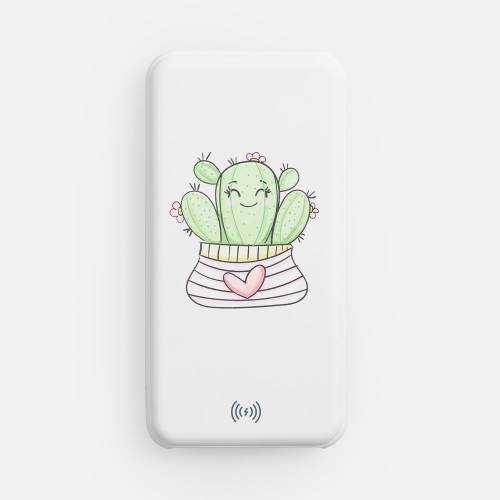 Аккумулятор с беспроводной зарядкой All Day Wireless, 10000 мАч, белый фото 10