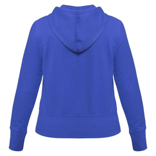 Толстовка женская Hooded Full Zip ярко-синяя фото 4 Толстовка женская Hooded Full Zip ярко-синяя фото 4