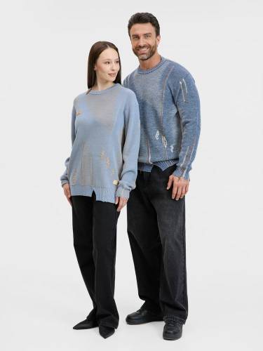 Джемпер Denim на заказ, полушерсть фото 2