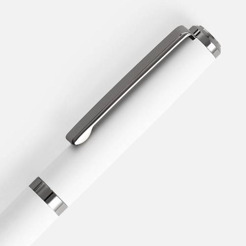 Ручка шариковая Inkish Gunmetal в футляре, белая фото 4 Ручка шариковая Inkish Gunmetal в футляре, белая фото 4