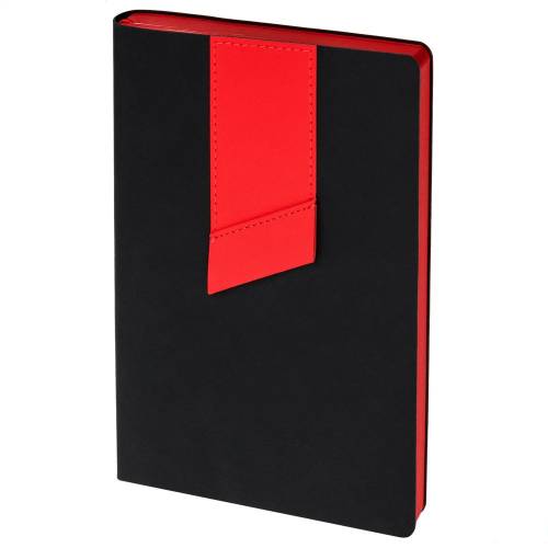 Ежедневник Bookmark, недатированный, черный с красным фото 2 Ежедневник Bookmark, недатированный, черный с красным фото 2